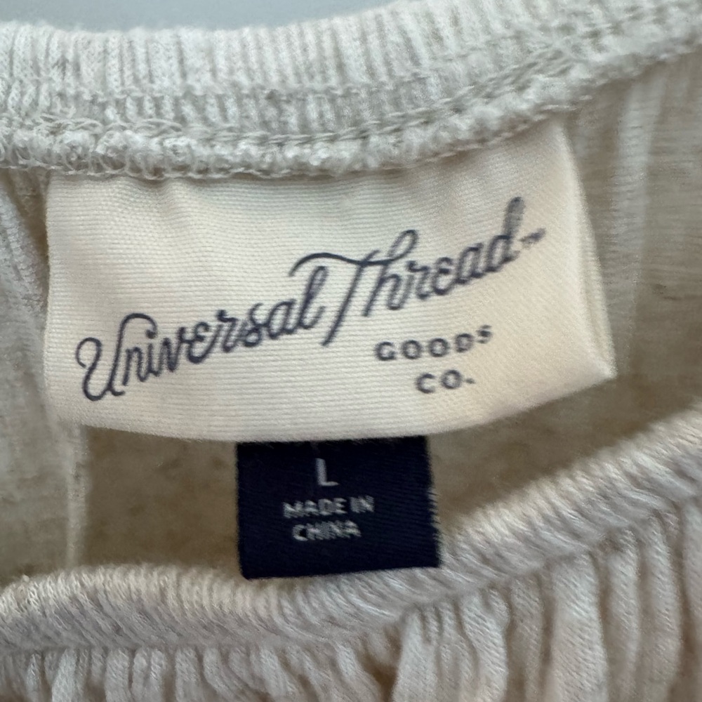 Universal Thread Off Shoulder Ruffle Button Front… - image 2